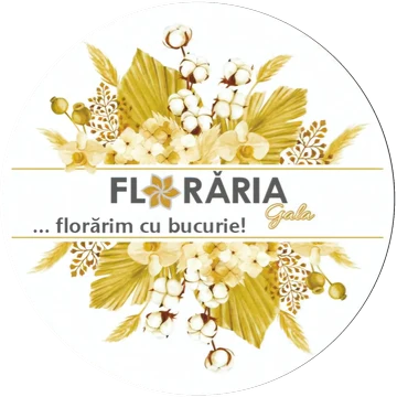 Sigla Florăria GALA — …florărim cu bucurie!